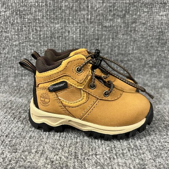 Timberland Boots Toddler Size 5.5 Wheat Waterproof TimberDry Hiker Shoes EU22 - Picture 1 of 9